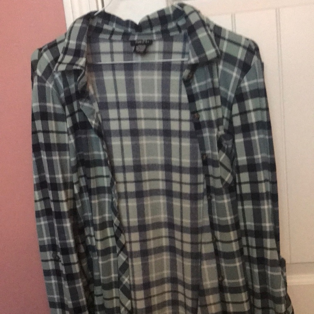 Rue 21 Juniors Medium Blue Flannel